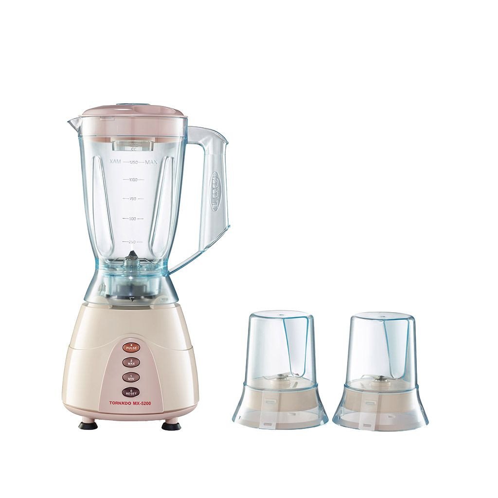خلاط تورنادو 500 وات 2 مطحنة MX5200-2-PINK