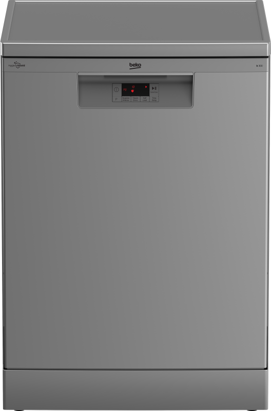 غساله اطباق بيكو 14 فرد 5 برنامج فضي ديجيتال نصف حمل ستيم جلاس هايجين  BDFN15421S